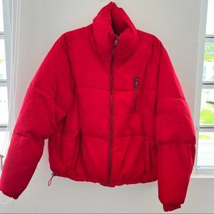 Red Puffer Jacket